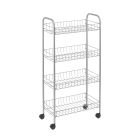 METALTEX Sprinter Allzweckwagen mit 4 Etagen / Rollregal, Höhe 84 cm