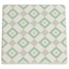 Medina Untersetzer Safi, Keramik/Kork, 9,5 x 9,5 x 0,75 cm, DU0017