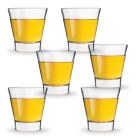6er Set Whiskygläser á 26 cl aus gehärtetem Glas / Trinkglas / Trinkbecher / Whiskybecher / Softdrinkglas