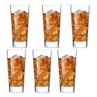 6er Set Longdrinkgläser á 35 cl aus gehärtetem Glas / Trinkglas / Trinkbecher / Longdrink / Softdrinkglas
