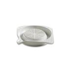 Reibe 12 cm mit Antirutsch-Kunststofffuß / Maxwell & Williams / White Basics / Gemüsereibe / Tischreibe / Gewürzreibe / Raspel