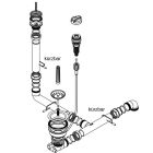 Ablaufgarnitur mit Siebkorb 3,5 Zoll mit Excenterbedienung für Systemceram Spülen CENTRA, DELTA, SIGMA, SINUS, VEGA, ALPHA Ergo u. ZETA