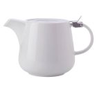 Maxwell & Williams AY0350 ROUND Teekanne 1200ml, Porzellan - Edelstahl, in Geschenkbox
