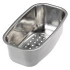 Restebecken aus Edelstahl für Reginox Spülen King 1.5, Centurio 1.5, Admiral 60, Diplomat 1.5, Queen 60 / Resteschale / Abtropfschale