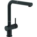 Reginox Armatur R31643 CEDAR BLACK mit ausziehbarem Auslauf / Küchenarmatur / Einhebelmischer / Mischbatterie schwarz