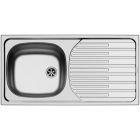 PYRAMIS Clean & Care Spüle ET33 FORK ohne Überlauf / Ausschnitt 840x415 / Edelstahlspüle / Spüle