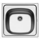 PYRAMIS Clean & Care Spüle E33 Edelstahl ohne Überlauf / Ausschnitt 445x415 / Edelstahlspüle / Spüle
