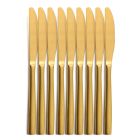 10er SET COMAS 6096 Tafelmesser BARCELONA GOLD Edelstahl 18/10 / PVD-Beschichtung / Gold-Finish