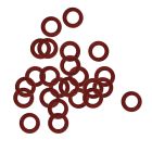100er SET Dichtung 9 x 14 mm für Überwurfmutter 3/8 Zoll Fiber / Dichtungsring / Vulkanfiber-Ring / Dichtring / Faserdichtung /