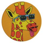 Maxwell & Williams DU0186 MULGA Untersetzer rund, 10,5 cm, Giraffe, Keramik - Kork