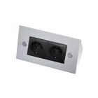 THEBO 2-fach Schuko Steckdosenelement E 3900/ST2 - 240 Volt / 16 A