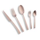 ECHTWERK Tafelbesteck AVELINO 30 Teile aus Edelstahl 18/10 - Bronze mattiert / Bronze Edition / Besteck