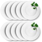 10er SET CreaTable - EUROPA KRÄUTER - Pastateller BASILIKUM 27 cm aus Porzellan