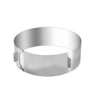 FMprofessional 21600 Tortenring aus Edelstahl, verstellbar im Durchmesser / Tortenform / Fackelmann
