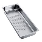 FRANKE Abtropfbecken 112.0057.850 aus Edelstahl gebürstet / Resteschale / Restebeckenschale