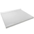 GSD Acryl-Backbrett 69,5 x 58,5 cm mit Anschlag und Abschluss / Acryl Schneidbrett / Schneidebrett