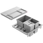 Hailo 3620611 Abfallsorter SEPARATO K 60, 34 (1x18 + 2x8) Liter / Hailo XS Inset 60.3/34 für 60 cm SB