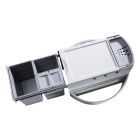 HAILO 3646131 Abfallsorter RONDO-2 Plus 35 (1x18 + 2x8,5) Liter / ab 90 cm Eck - Schrankbreite / Hailo Rondo 90.3/35