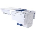 HAILO 3270611 Laundry Carrier 600 mit synchronisiertem Überauszug / TIDY 4-fach Wäschebehälterauszug / Wäschebox / Wäschekorb
