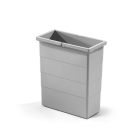 HAILO 1075989 Inneneimer 14 Liter in Signalgrau für Abfallsorter CARGO-Soft / Eimer / Abfalleimer