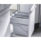 HAILO 3610-47 Abfallsorter 38 (2x19) Liter EURO CARGO S-45/2 für 45 cm Schrankbreite
