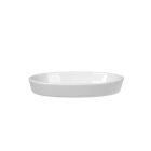 Feuerfeste Backform TOSCANA weiß oval 32 cm von Holst Porzellan / Backform / Ofenform / Auflaufform / Lasagneform / Gratinierform