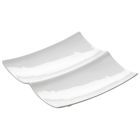 Maxwell & Williams Platte zweigeteilt 26,5 cm EAST MEETS WEST Geschenkbox, Porzellan, JX24003