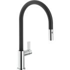Reginox Armatur R31551 JAPURA BLACK CHROME / Küchenarmatur / Einhebelmischer / Mischbatterie schwarz-chrom