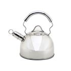 Flötenkessel LÜBECK 1,6 Liter aus Edelstahl mit Kapselboden, induktionsfähig / Karl Krüger / Pfeifkessel / Wasserkessel / Kessel