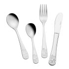 CreaTable Kinderbesteck ENTCHEN 4-tlg aus Edelstahl 18/10 / Besteck-Set