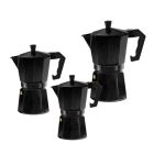 Alu-Espressokocher Italiano Nero von Karl Krüger / Espresso-Kocher / Espresso-Kanne / Espresso