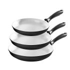 Bratpfanne OSLO Aluguss mit weißer Ceramic-Beschichtung / Pfanne induktionsfähig / Karl Krüger / Stielpfanne