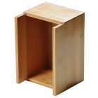 KESPER 70854 Serviettenspender-Besteckkasten aus FSC-zertifiziertem Bambus / Besteckhalter / Box