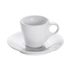 Espressotasse konisch 12 cm mit Untertasse / Maxwell & Williams / White Basics / Round / Tassen / Kaffeetasse