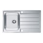 Flachrand Spüle ALVEUS LINE MAXIM 20 / flächenbündig / Edelstahlspüle