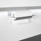 Linero MosaiQ Papierrollenhalter 350 x 155 x 120 mm Titan grau / Relingsystem / Kesseböhmer