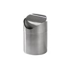 Tisch Abfallbehälter mit Schwingdeckel aus Edelstahl / Tischabfalleimer / Abfalleimer / Tisch-Abfallbox / Edelstahlabfalleimer