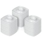 10er SET Metaltex 252921000 Eierbecher quadratisch aus Kunststoff zu je 3 Stk. / Frühstückszubehör