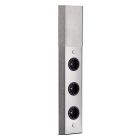 MIRA WAND 1 Steckdosenelement 3-fach aus Edelstahl / Steckdosen / Steckdosenleiste