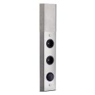 MIRA WAND 2 Steckdosenelement 2-fach aus Edelstahl mit Schalter für Beleuchtung / Steckdosen / Steckdosenleiste