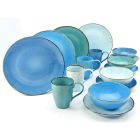 CreaTable 20063 Kombiservice Nature Collection AQUA 16 tlg. aus Steinzeug