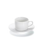 Tasse mit Untertasse rund 16 cm / Maxwell & Williams / White Basics / Round / Tasse