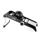 GSD 30061 Profi Mandoline Edelstahl - schwarz für verschiedene Schnittarten von Gemüse / Gemüseschneider / Gemüsehobel / Hobel