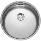 Reginox L18 390 COMFORT Rundbecken-Edelstahlspüle flächenbündig / Unterbau / Flacheinbau - Ausschnittmaß Platte (Ø): 420 mm / Spüle Edelstahl