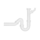 Universal-Röhren-Geruchsverschluss 1 1/2 " mit einem Geräteanschluss und 40 mm Abgang / Ablaufverbindung / Sifon / Abfluss / Geruchsverschluss / Traps
