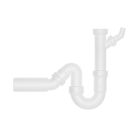 Universal-Röhren-Geruchsverschluss 1 1/2 " mit einem Geräteanschluss und 50 mm Abgang / Ablaufverbindung / Sifon / Abfluss / Geruchsverschluss / Traps