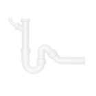 VIEGA-Universal-Röhrensiphon 1 1/2 Zoll mit 40 mm Abgang und Geräteanschluss / Ablaufverbindung / Sifon / Abfluss / Geruchsverschluss / Traps