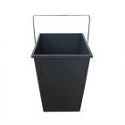 15 L Ersatzeimer 1008879 grau für Hailo Abfallsorter Tandem / Terzett / Trenta