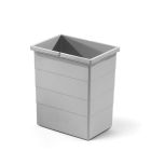 20 L Ersatzeimer 1076119 hellgrau für Raumspar TANDEM COMFORT / Hailo TR Swing 40.2/40 / 40.3/40 / Eimer / Mülleimer / Abfalleimer / Einsatz