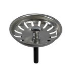 Universal Siebkörbchen für Handbetätigung mit Durchmesser 81 mm, Höhe Stift: 46 mm / Siebkorb / Universalsieb / Ablaufsieb / Ersatzteil